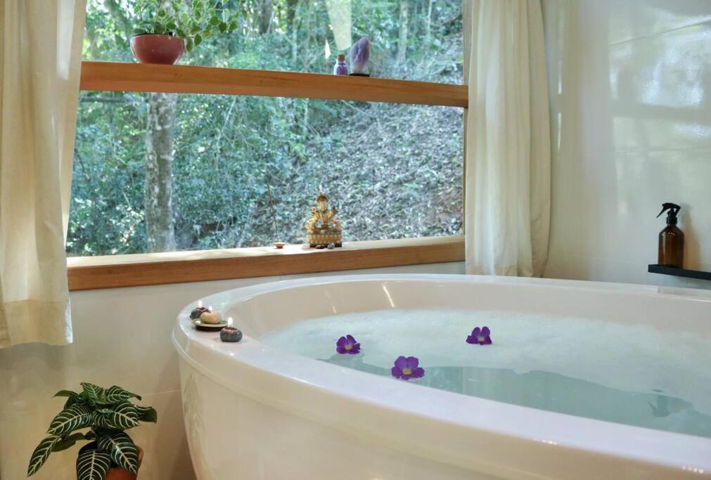 Chalet Chale Ametista Com Ofuro E Lareira,
